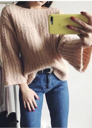 Oversize светр zara knit1 фото