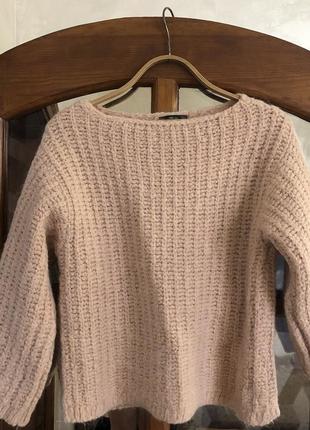 Oversize свитер zara knit2 фото