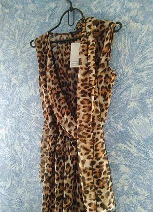 Леопардове плаття в підлогу 3