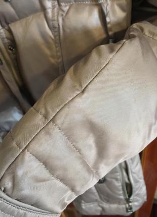 Курточка пух, натуральне хутро лиса5 фото