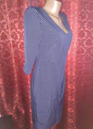 Праздничная распродажа! стильное платье миди в горошек tsmine1 фото