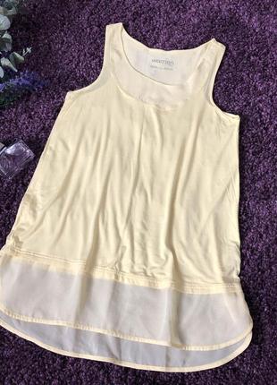 Красивая удлинненая маечка tcm tchibo на размер м