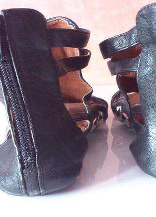 Босоножки женские черные сандалии👡босоніжки жіночі чорні сандалії miss indigo р.383 фото