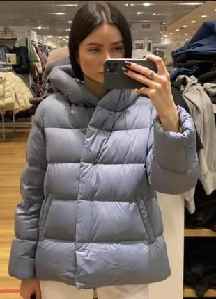 Очень легкий,тёплый пуховик uniqlo💜