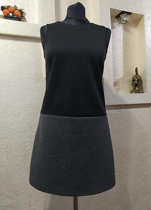 Платье с шерстью massimo dutti