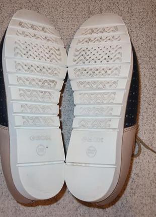 Кожаные туфли geox оригинал - 37,5 размер10 фото