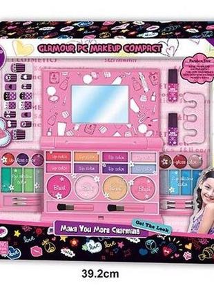 Набор детской декоративной косметики s&li в шкатулке с зеркальцем.