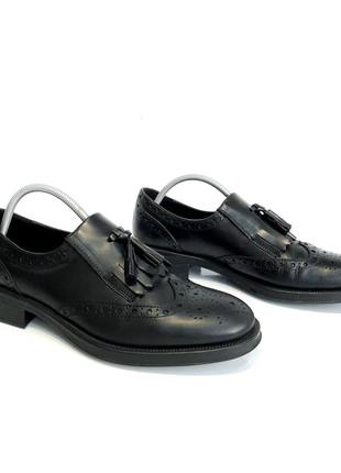 Frau (италия) туфли лоферы с кисточками натуральная кожа , оригинал2 фото