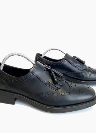 Frau (италия) туфли лоферы с кисточками натуральная кожа , оригинал6 фото