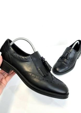 Frau (италия) туфли лоферы с кисточками натуральная кожа , оригинал7 фото