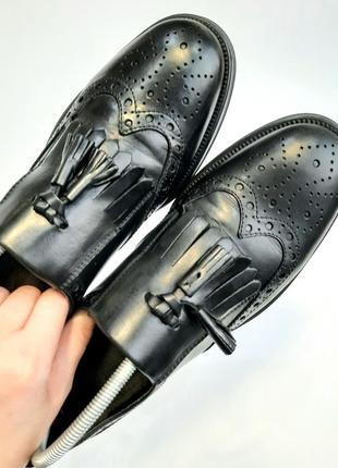 Frau (италия) туфли лоферы с кисточками натуральная кожа , оригинал8 фото