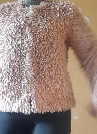 Куртка шубка  под ламу