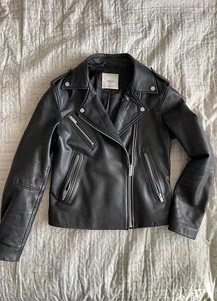 Шкіряна косуха mango, s