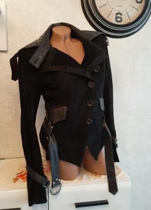 Женская куртка, натуральный замш+натульная кожа2 фото