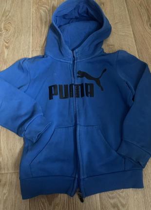 Толстовка кофта на замке на мальчика puma