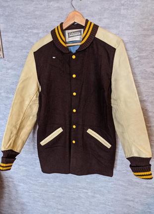 Винтажная куртка letterman varsity jacket coleman 70x made in usa1 фото