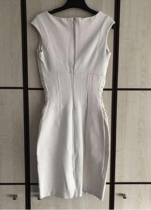 Платье белое футляр2 фото