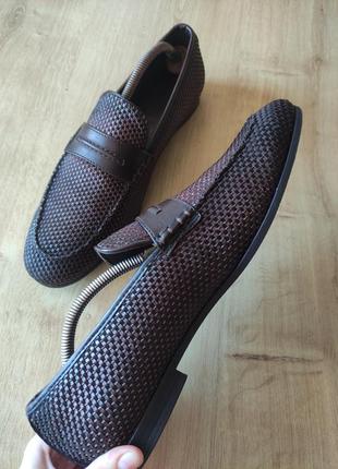 Стильные мужские лоферы zara, р.43.