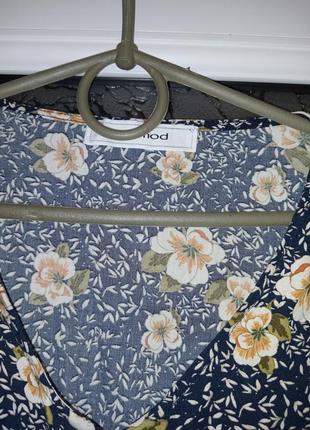 Кофта блуза цветочный принт2 фото