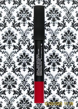 Уцінка ‼ матовий олівець помада для губ nars velvet matte lip pencil cruella 2.4 г3 фото