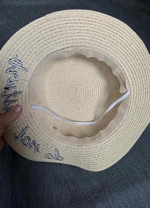 Пляжная шляпа панама3 фото