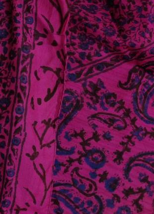 Индийский шарф. тонкий шёлк2 фото