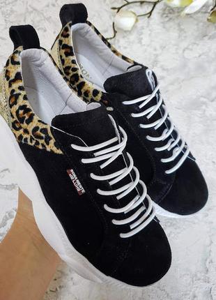 Стильные замшевые женские кроссовки glamorous ted в наличии и под отшив💙💛🏆