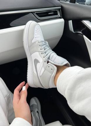 Кросівки jordan high silver new10 фото