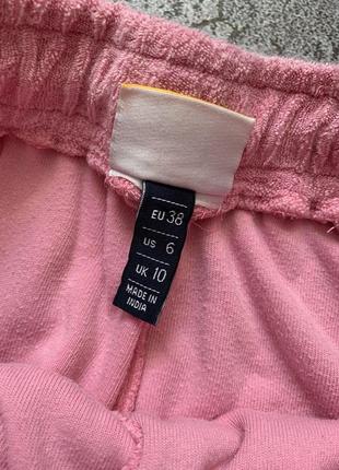 Ellesse елес велюровые шорты шортики женские коротенькие мягкие тедди розовые5 фото