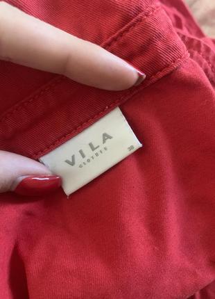 Комбінезон червоний літній vila clothes2 фото