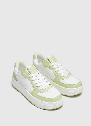 Кеди з еко шкіри stradivarius