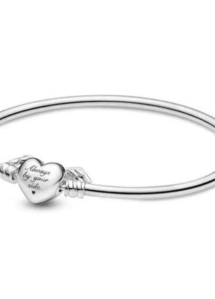 Браслет пандора крылья бэнгл серебро 925 pandora