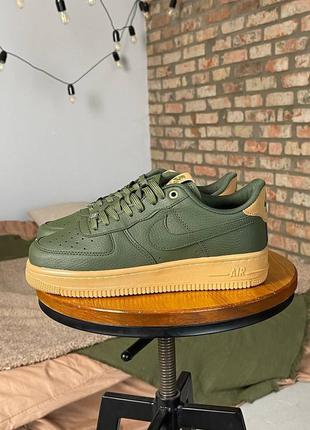 Nike air force 1 khaki3 фото