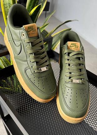 Nike air force 1 khaki9 фото