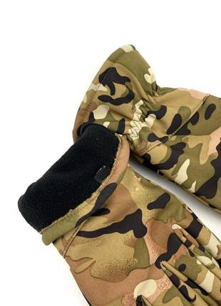 Перчатки армейские теплые всу тактические полнопалые зимние водонепроницаемые рукавицы. размер : 2xl3 фото
