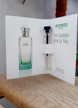 Hermes un jardin sur le nil💥оригинал миниатюра пробник mini 5 мл книжка игла3 фото
