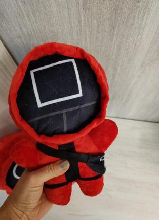 Гра в кальмара м'яка іграшка герої netflix 25 см сумочка знімається квадрат