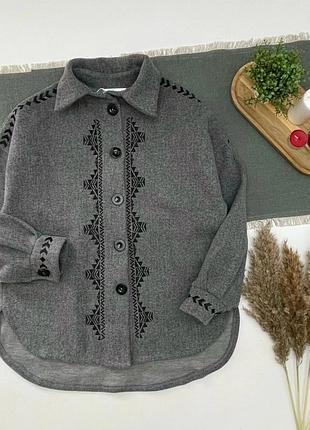 Пальто-сорочка етно