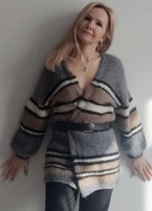 Кардиган, жакет, пальто, handmade cardigan, в'язаний кардиган1 фото