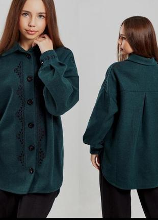 Пальто-сорочка етно