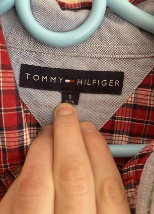 Рубашка в клетку Tommy hilfiger3 фото