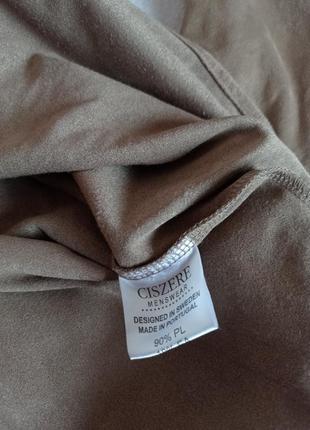 Винтажная мягкая оверсайз рубашка куртка под замшу цвета кэмел люкс бренда ciszere3 фото