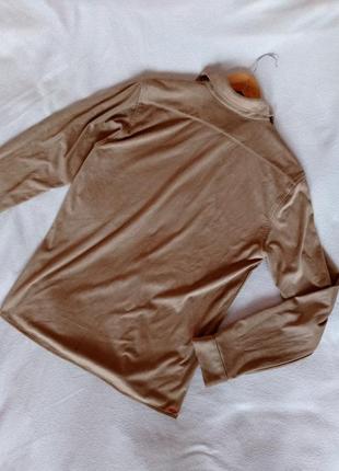 Винтажная мягкая оверсайз рубашка куртка под замшу цвета кэмел люкс бренда ciszere4 фото
