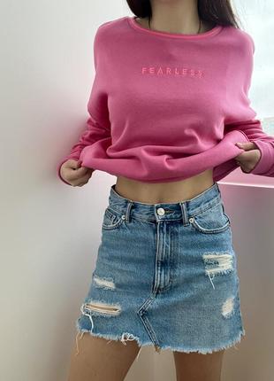 Джинсовая юбка pull &amp; bear