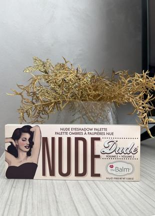 Палетка тіней thebam nude dude palette