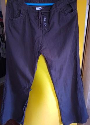 Брюки, ткань -х/б, р-48