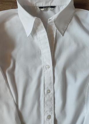 Рубашка рубашка классическая базовая белая george essentials5 фото