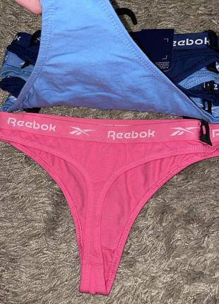 Комплект трусиков (стрингов) reebok, оригинал, 5 шт, размер s6 фото