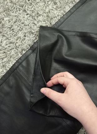 Кожаные штаны manebo genuine leather7 фото
