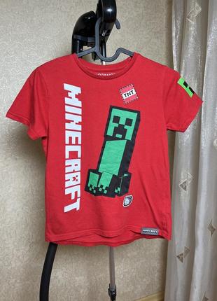 Футболка primark minecraft mojang на 6-7–8 лет